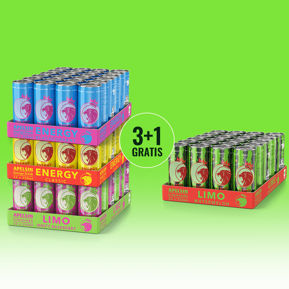 Bild von APELSIN Limonaden & Energy Drinks XXL - Spar Paket